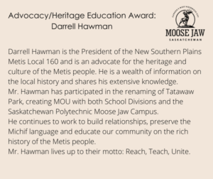 Advocacy Heritage Education Award 2022